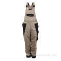 65% polyester 35% cotton Bib Pants